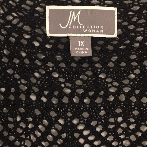 JM collection. Size L black sweater - Picture 2 of 3